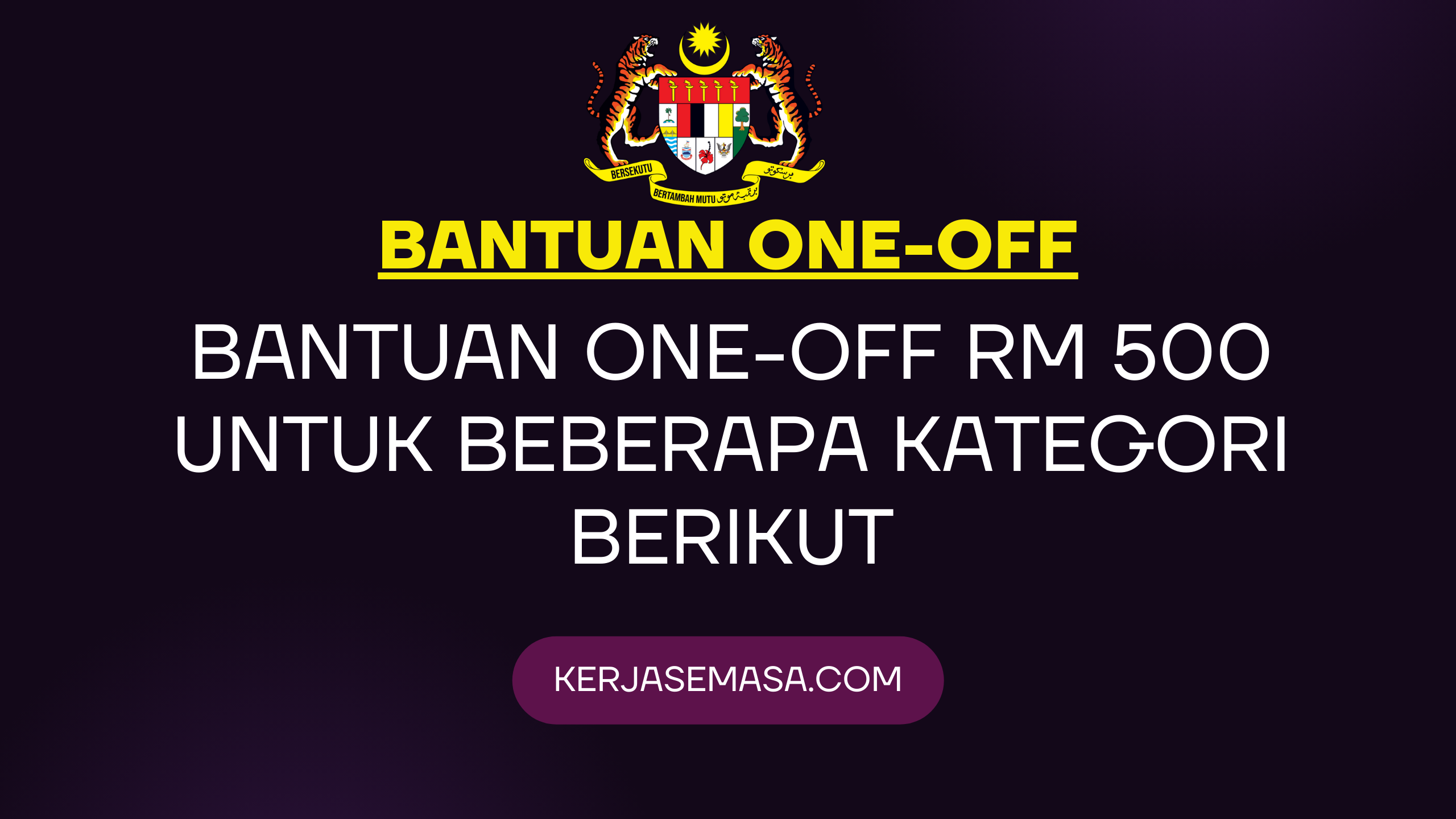 Kerajaan bersetuju memberi bantuan khas sekali beri sebanyak RM 500 kepada setiap guru kelas al-Quran dan Fardu Ain iaitu KAFA, guru takmir, imam, bilal, siak, noja dan marbut pada tahun 2023 depan. Kerajaan bersetuju memberi bantuan khas sekali beri sebanyak RM 500 kepada setiap guru kelas al-Quran dan Fardu Ain iaitu KAFA, guru takmir, imam, bilal, siak, noja dan marbut pada tahun 2023 depan.